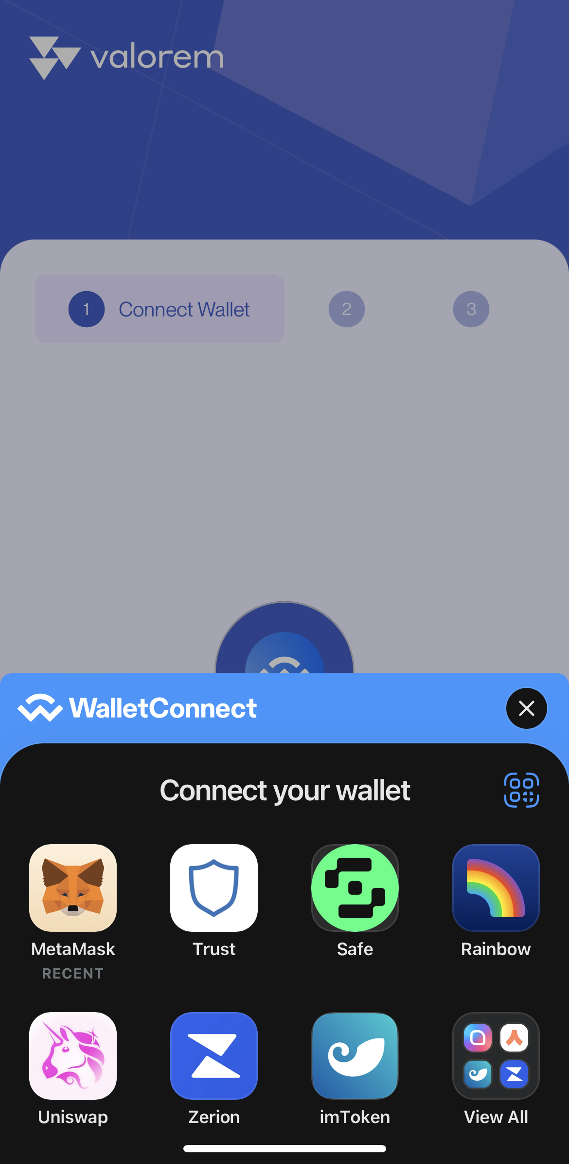 Wallet Connect v2 Mobile